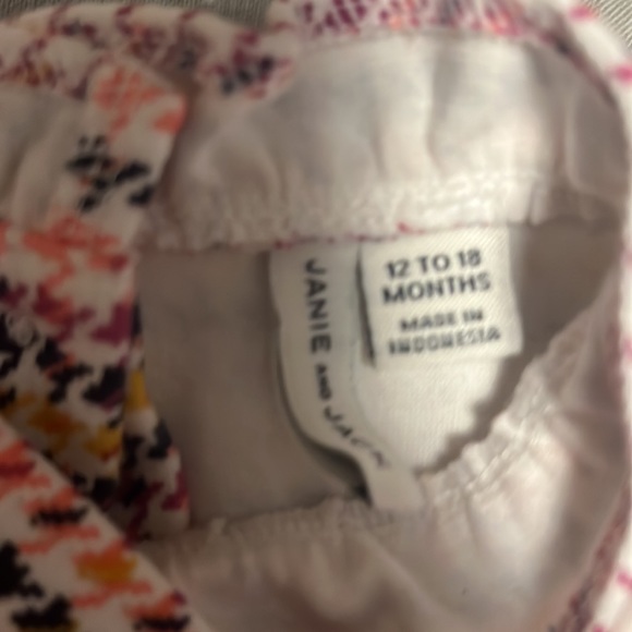 Like New Janie & Jack 12-18 print dress - Picture 3 of 4